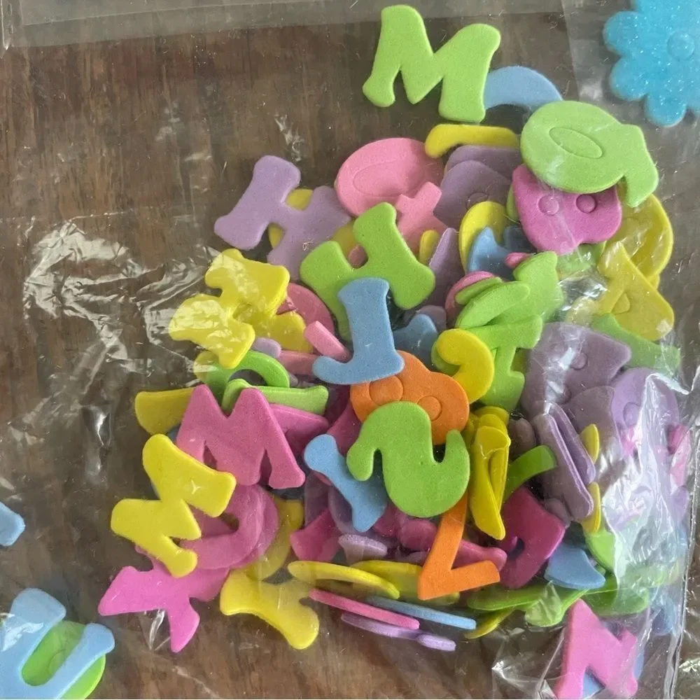 Lot of Variety of Adhesive Backed Foam Stickers